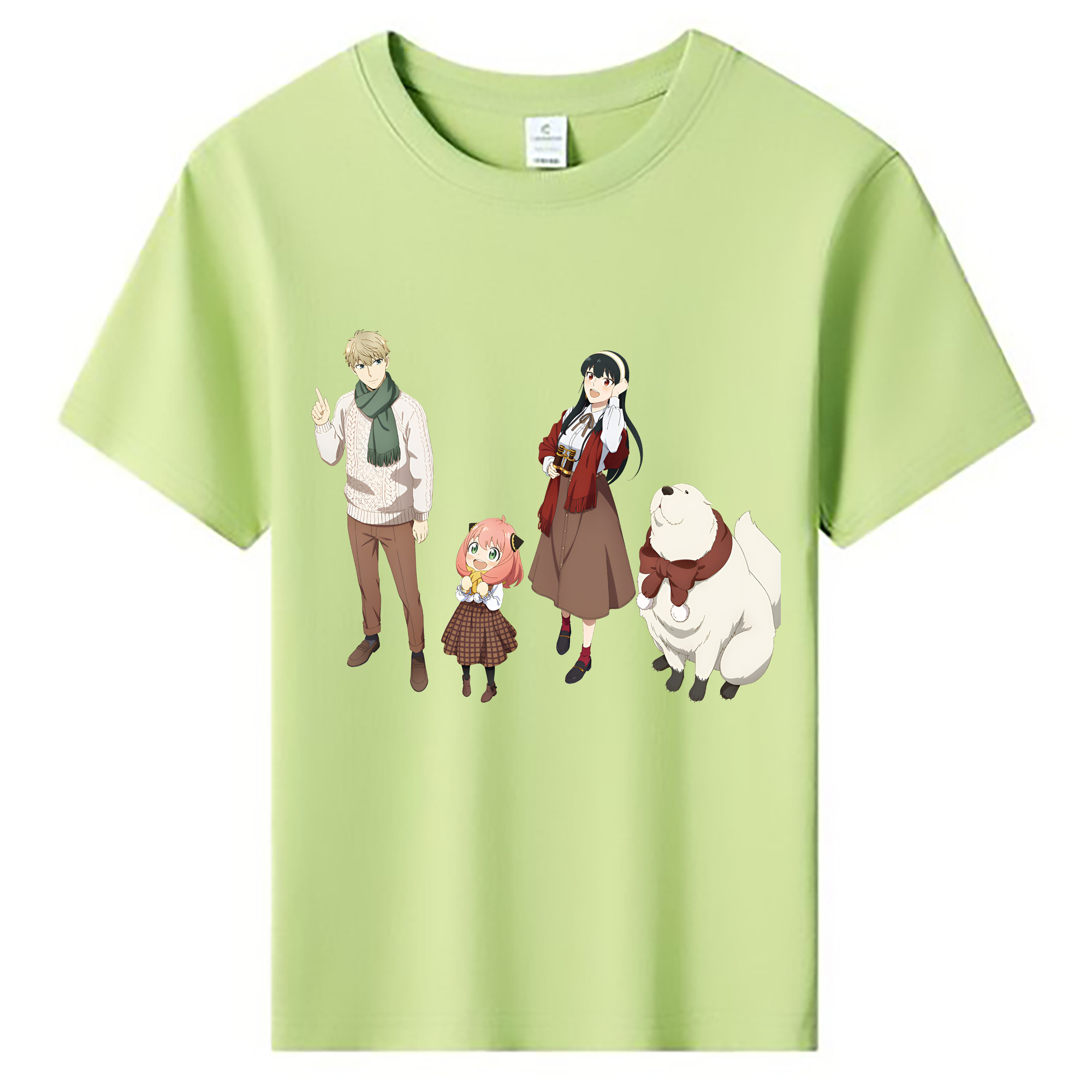 （画像用） SPY×FAMILY间谍家家酒 綿100％キッズTシャツ（フロントプリント）